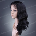 F9-18NW#1 18 Inches Indian Remy Hair Body Wave Full Lace Wig