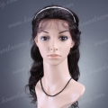 F11-16BW#1B 16 Inches Body Wave Indian Human Hair Full Lace wig