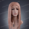 F21-20SST#27 20 Inches Silk Straight Indian Remy Hair Brown Full Lace Wig 