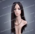 JF5-22SST#4 22 Inches Long Silk Straight Chinese Virgin Hair Medium Brown Very Long Wigs