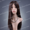 JH11-24SST#6 24 Inches Extra Long Silk Straight Chinese Virgin Hair Jewish Lace Wigs