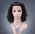 HS3-16WW#4 16 inches Color #4 water wave synthetic hair lace front wig