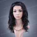 HS6-18BW#1B 18 inches body wave synthetic hair lace front wig