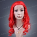 HS7-18BW(RED) 18 inches fashion synthetic hair red lace front wig