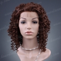 HS8-16JC#30  fashion synthetic hair Jerry Curl lace front wig