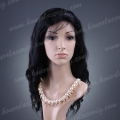 F2-18NW#1  18 inch natural wave 100% Indian remy hair full lace wig 
