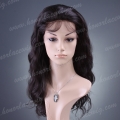 F3-18STW#1B  18inch straight wave Indian remy hair wigs 