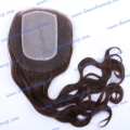 HP1-20#4BWDZ 20 inches Indian hair body wave hidden knot hair closure