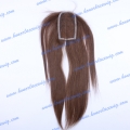 HP5-14#6SST  14 inches Indian remy hair silk straight hair closure