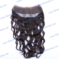 HP6-16#1BMX#2LC Indian remy hair loose curl hair closure