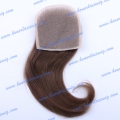 HP8-12#6SSTDZ  12 inches Indian remy hair hidden knot hair closure