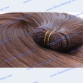 HW6-16#4SST 16 inches human hair silk straight hair weft