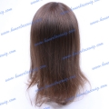 HT25-20SST#4 20 inches silk straight Indian remy hair women's toupee