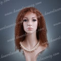 F51-20AC#4 20 inches #4 afro curl Indian remy hair full lace wig