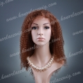 F51-20AC#4 20 inches #4 afro curl Indian remy hair full lace wig
