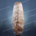 HR25-26BW#22HL#14 26 inches Body wave #22HL#14 color Chinese virgin hair lace front wig