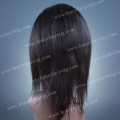 F53-10YK#1B 10 inches #1B yaki straight full lace wig