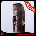 HR31-20SST#4HL#613 20 inch silk straight indian human hair lace front wig