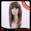 HR30-14SST#30 14 inch silk straight Chinese virgin hair lace front wig
