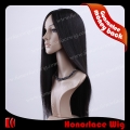 JH10-18SST#1B 22 inch highlight color silk straight jewish wig