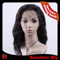 F706-16NW#1B  16 inches natural wave natural black full lace wig