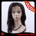 F708-18NW#1B  18 inches natural wave natural black full lace wig