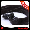 HX3-20#1SST 20 Inches Silk Straight Jet Black Indian Human Extension Hair