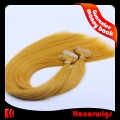 HX1-22#144SST 22 Inches 144 Golden Blond Silky Straight Chinese Human Remy Hair Extensions