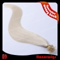 HX44-20#613SST  20 inches white color silk straight hair extension 