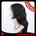 F724-18NW#NB  18 inches natural wave natural black full lace wig