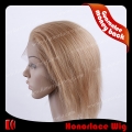 F727-10NST#10  Natural straight 10 inches blond short full lace wig