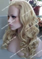 AAAAA  Brazilian virgin blond hair full lace wig with baby hair 